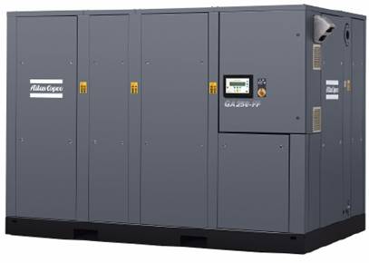 GA 200-500 (VSD): Oil-injected rotary screw compressors, 200-500 kW / 268-670 hp.