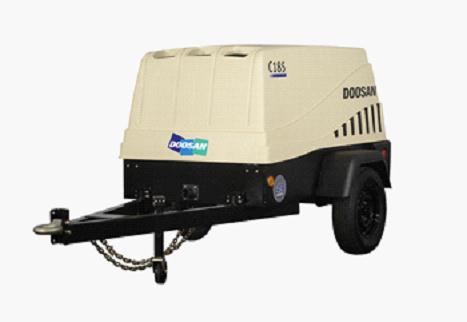 185CFM Portable diesel screw compressor