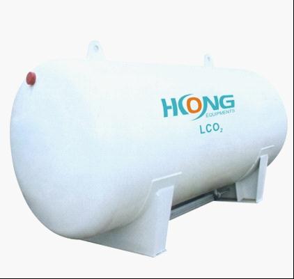 ASME pressure vessel carbon dioxide tank for gas compressor