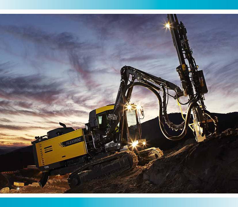 AtlasCopco Hydraulic drill rig FlexiROC T35 and T40