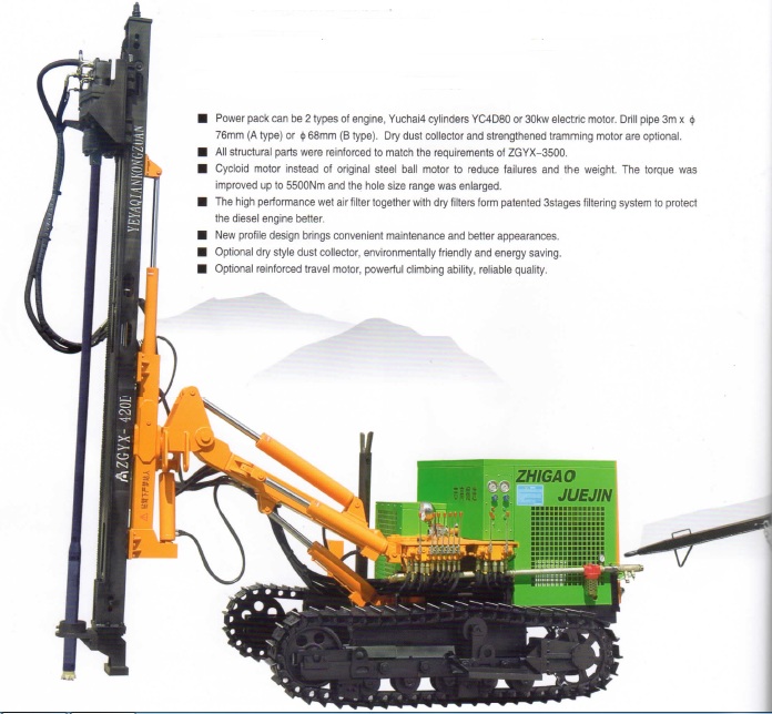 ZGYX-420/410ABD Down The Hole drill rig