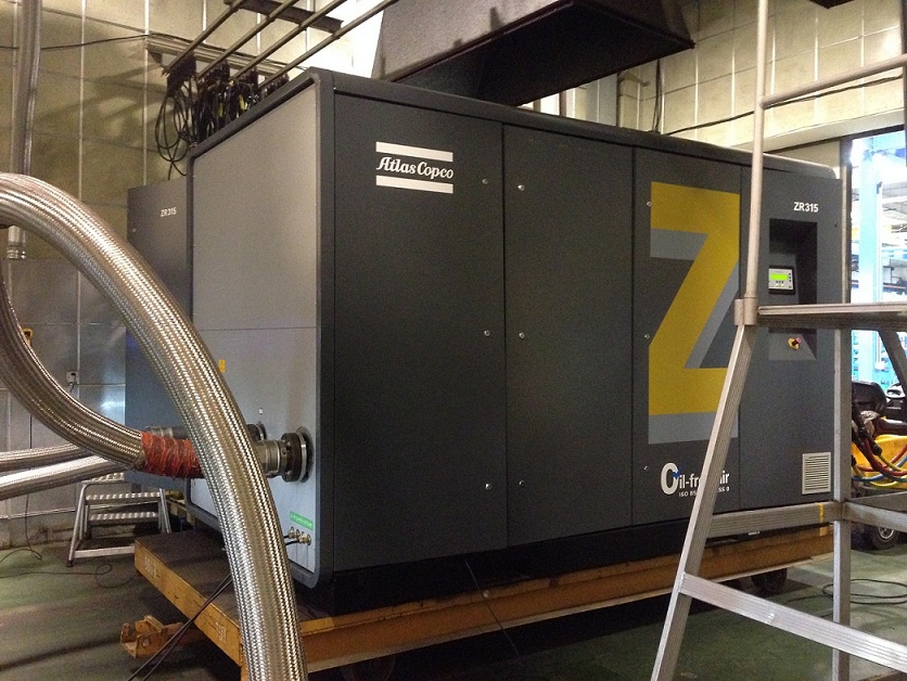 AtlasCopco oil free screw air compressor Z 55-900 (VSD)