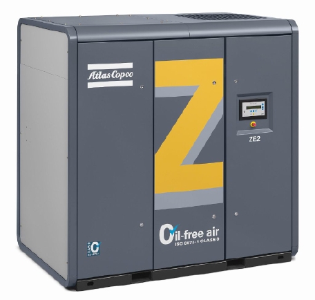 AtlasCopco Low Pressure Oil-free rotary screw compressors ZE/ZA (VSD) 1-4bar Pressure