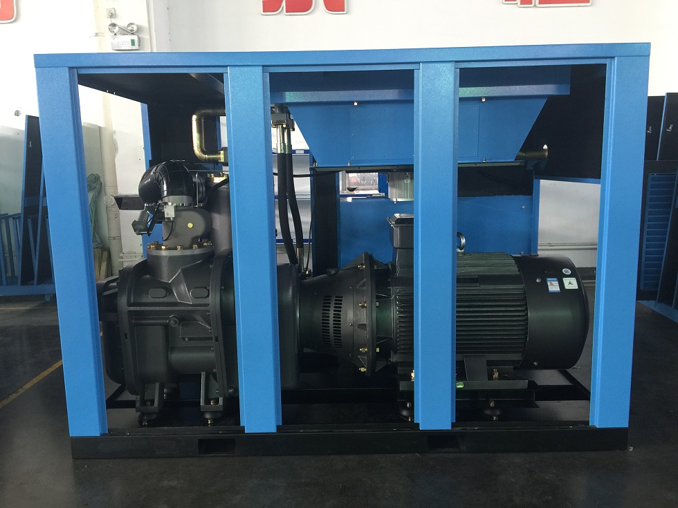 Two stage compressed PM/VSD screw air compressor