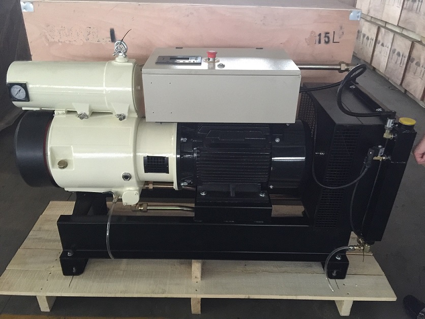 Sliding vane air compressor