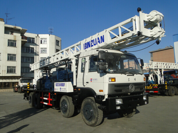 Truck mounted water well drilling rig BZC500BDF