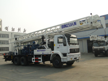 Truck mounted water well drilling rig BZCY400ZY