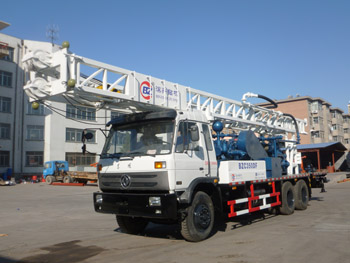 Truck mounted water well drilling rig BZC350DF