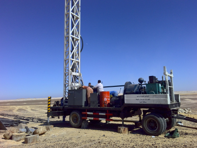 Project case for the truck mounted water well drill rig in other countries